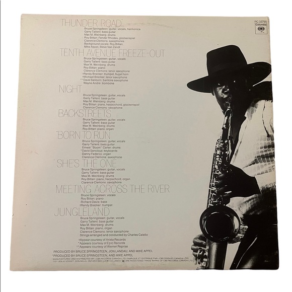 Bruce Springsteen Born To Run LP Vinyl Record 1975 - Picture 3 of 4